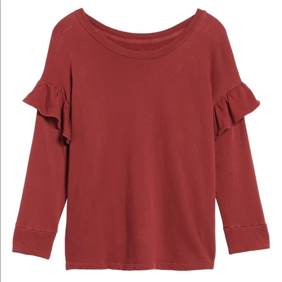 Current/Elliott ‘The Ruffle’ Sweatshirt - Picture 9 of 9